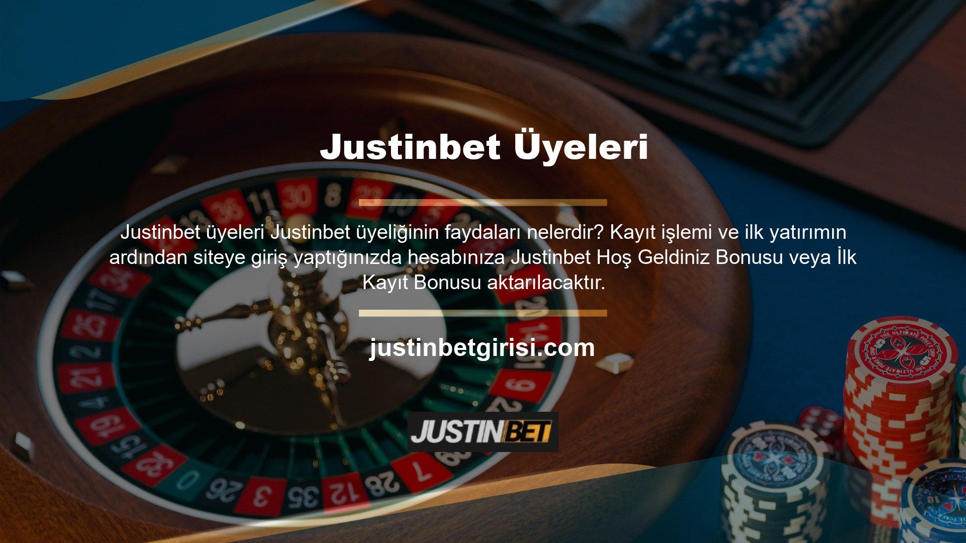 Justinbet, çeşitli hoşgeldin bonusları sunan sertifikalı bir sitedir
